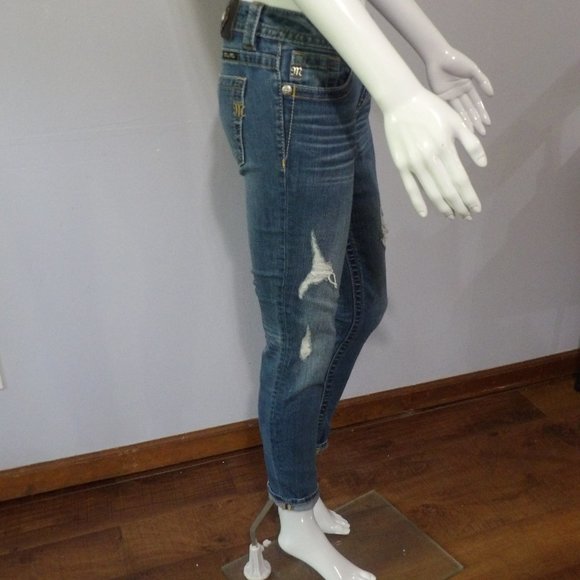 Miss Me Mid Rise Skinny Jeans Sz 1/2 (26) - Picture 6 of 15